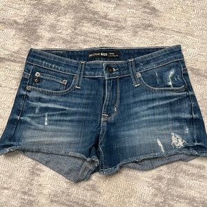 Big Star Remy Low rose jean shorts sz 27